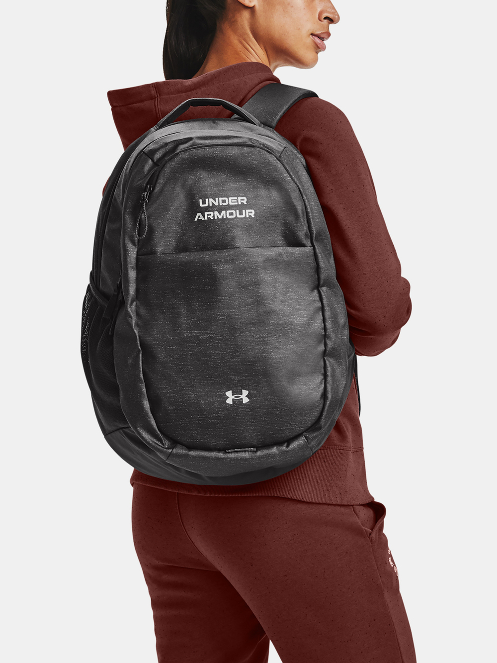 Рюкзак Under Armour UA Hustle Signature Backpack-GRY
