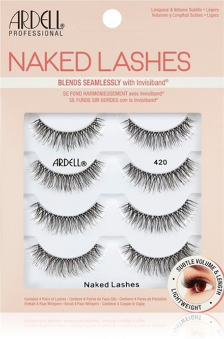 Ardell Naked Lashes Multipack - Накладные ресницы большая упаковка тип 420, 0