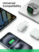 Сетевое зарядное устройство Ugreen X512 White (55554)