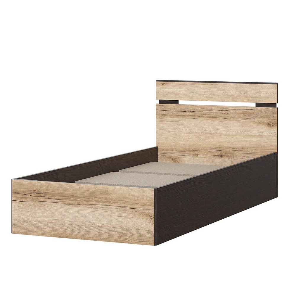 Кровать одинарная (0,9х2,0) "Берген" (Симпл)