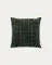 Чехол для подушки Prila из бархатного хлопка зеленого цвета с вышивкой 45 x 45 см