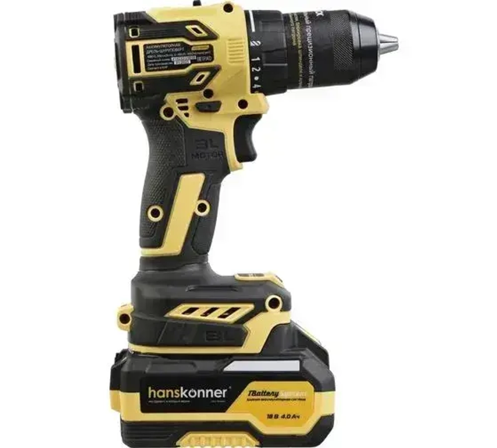 Дрель, 18 В, 25 мм, 1650 об/мин, патрон - быстрозажимной, разноцветный, надежный