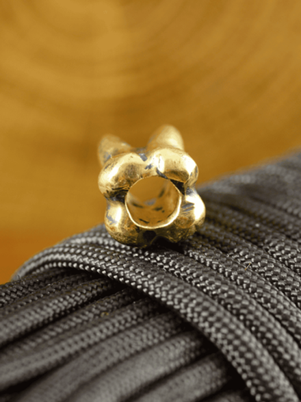 Бусина «ЗУБ» из латуни