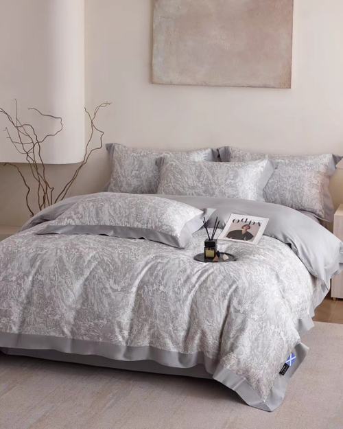 Постельное белье с добавлением кашемира c одеялом Silver Stone