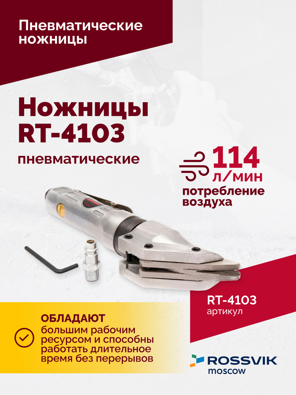 Пневмоножницы RT-4103