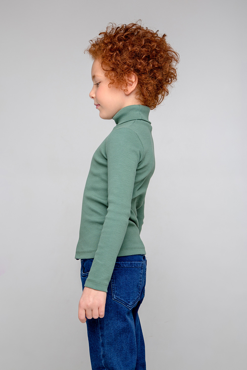 КР 3069/лесной мох к344 джемпер для мальчика