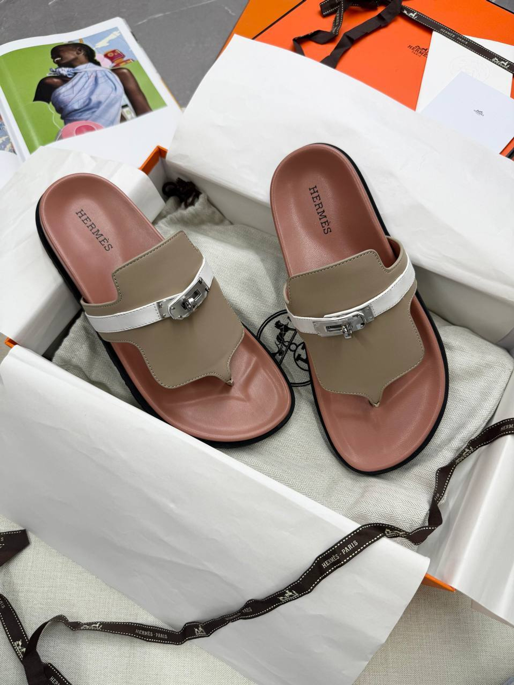 Тапочки Hermes