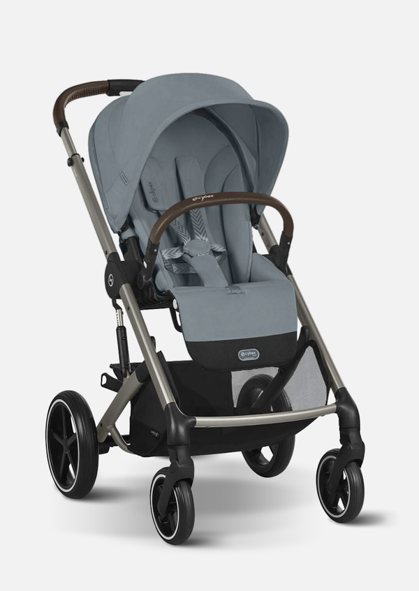 Cybex Детская коляска Balios S Lux BLK 2 в 1 цвет Stormy Blue