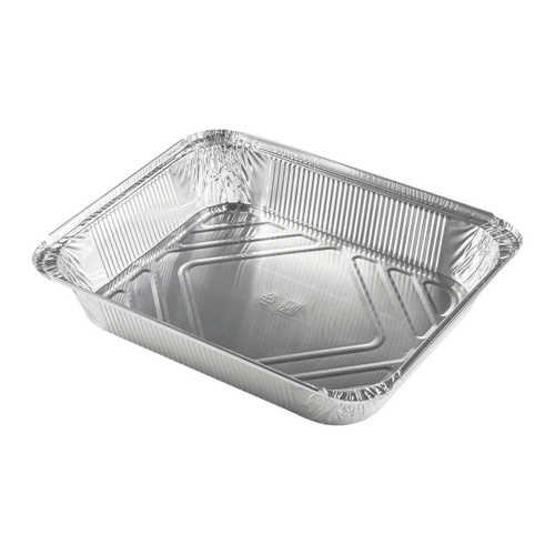 Форма алюмининевая,прямоугольная, L-край,верхний внешний размер: 322*255мм, дно 272*212мм, высота 51мм, 200шт/кор. объем 3180мл 75мкм