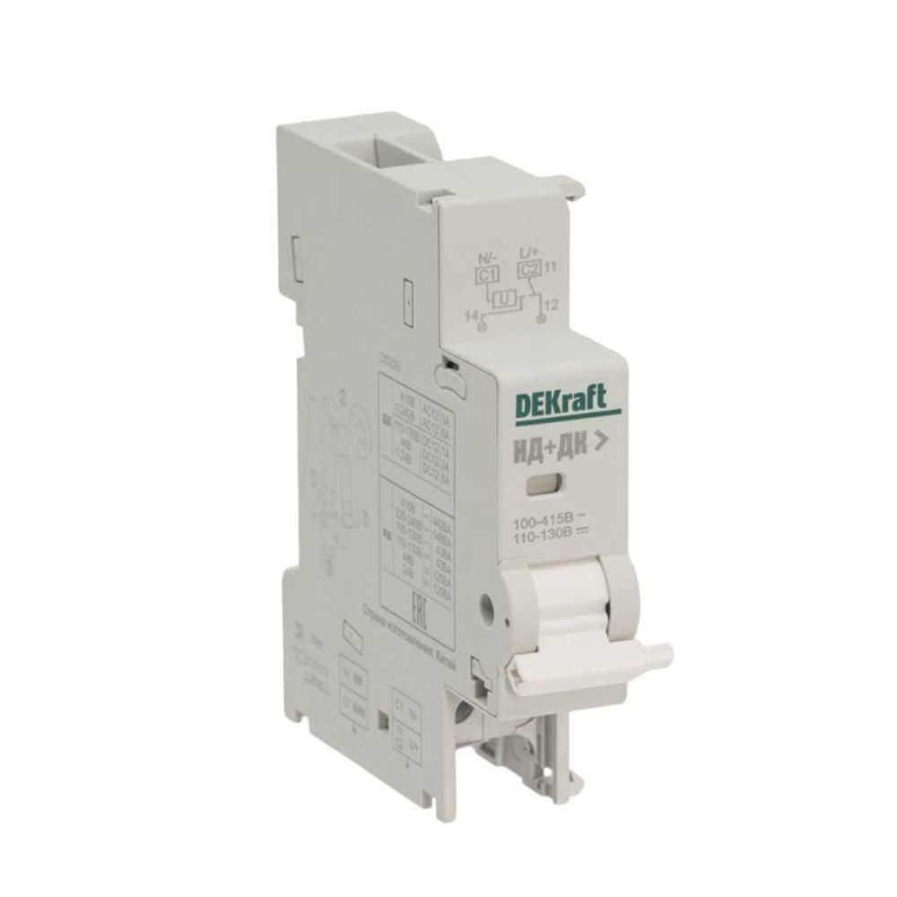Расцепитель независимый AC110-415В DC110-130В для ВА-105 DEKraft 13302DEK