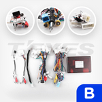 Магнитола для Toyota Alphard H20, Vellfire 2008-2014 (кнопки под экраном) - Teyes LUX ONE 360 монитор 12.3", Android 10, CarPlay, 4G SIM-слот, 6/128, 4 камеры в комплекте