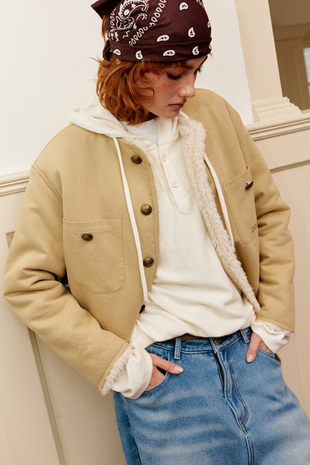 Двусторонняя куртка DONSMOKE Double Sided Sherpa Jacket