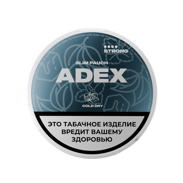 Жевательный табак Adex Strong Slim - Cold Dry 9г