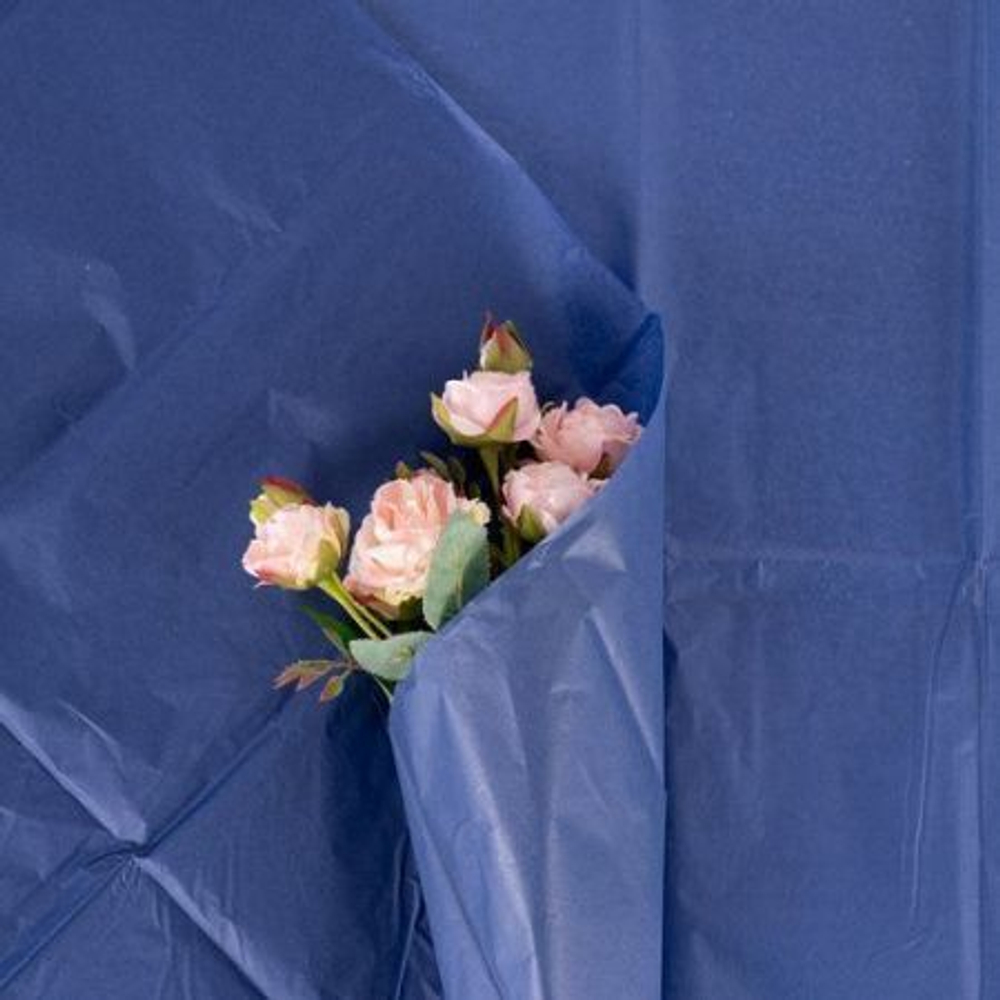 Бумага тишью-наполнитель 50*63 см 1/10шт Индиго