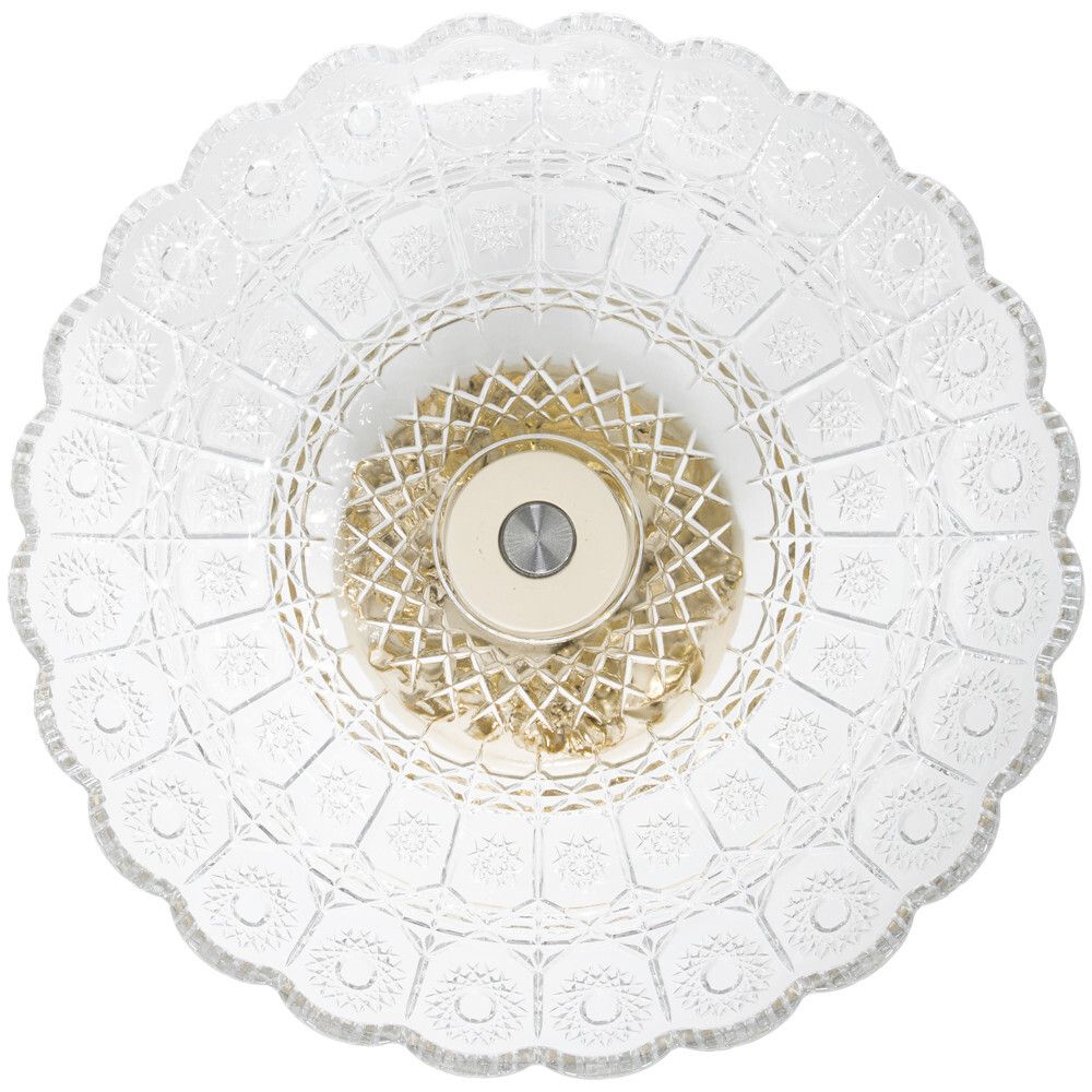 Фруктовница Лето Айвори со стеклянной чашей