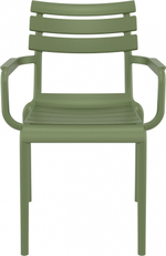 Кресло пластиковое Siesta Contract Paris, оливковый
