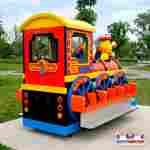 Летающая скамейка «Паровозик», 12 мест,  4,35×1,98×3,5 м