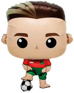 Шар (27''/69 см) Фигура, Футболист, 1 шт. в уп.