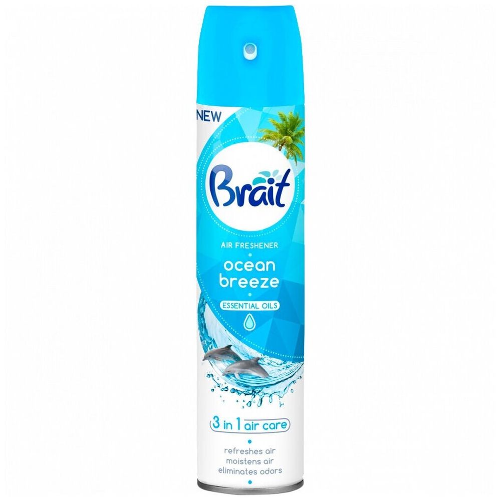 ОСВЕЖИТЕЛЬ ВОЗДУХА BRAIT OCEAN BREEZE 300МЛ 3946