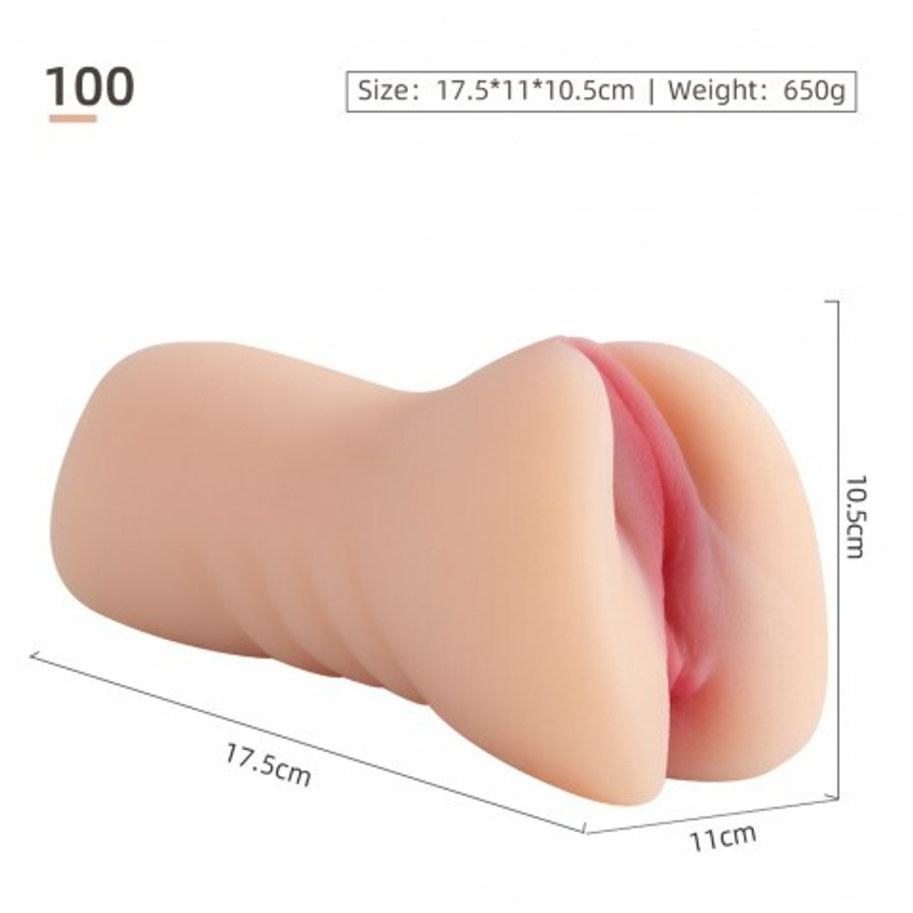 Мастурбатор реалистичный Wet pussy (светлый)