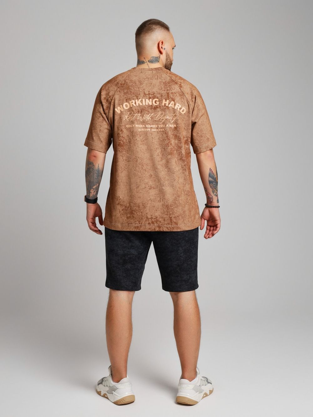 Фуфайка (футболка) мужская Сидней-5 Виотекс КОРИЧНЕВЫЙ