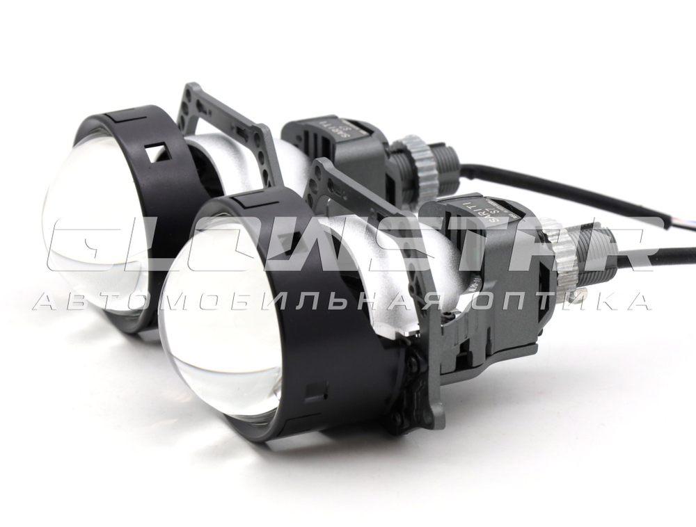 Билед модули Sariti S7 3.0 дюйма, 2 чипа, 5500К, 12V, 49W/58W, крепление 3R и съемное гаечное (комплект, 2шт)
