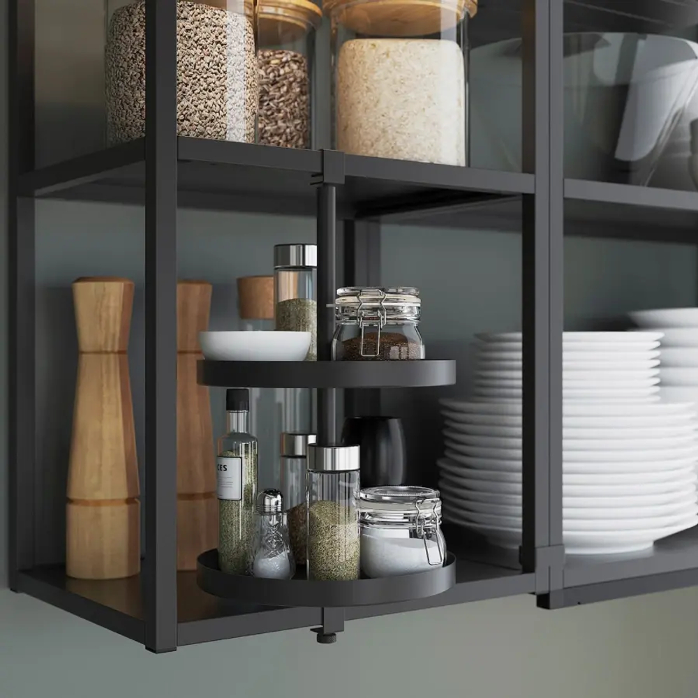 Стеллаж - IKEA ENHET/ЭНХЕТ ИКЕА, 60х15х75 см, антрацит