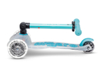 Самокат Mini Micro Deluxe Orion LED складной, голубой
