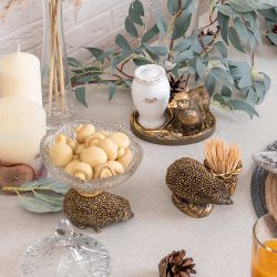 Держатель для зубочисток Ежик Барб Бронза