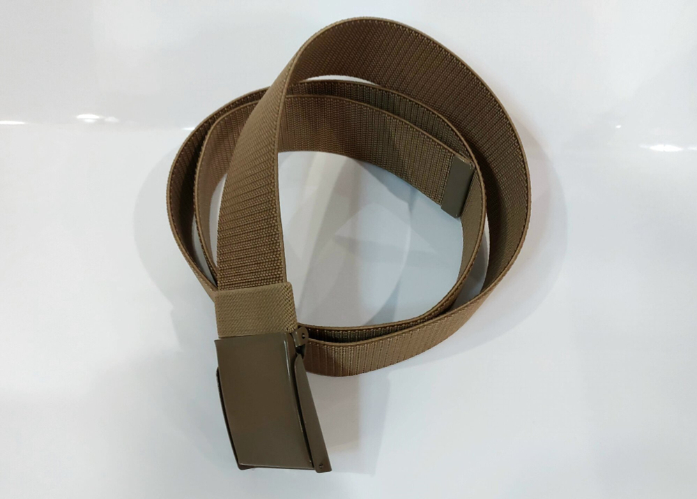 Ремень. Цвет сафари. Универсальный эластичный. Унисекс.