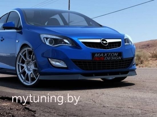 Сплитер переднего бампера Opel Astra J