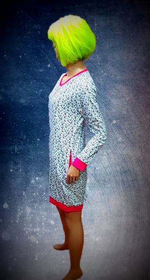 Ночная сорочка женская с длинным рукавом Cornette 652-07