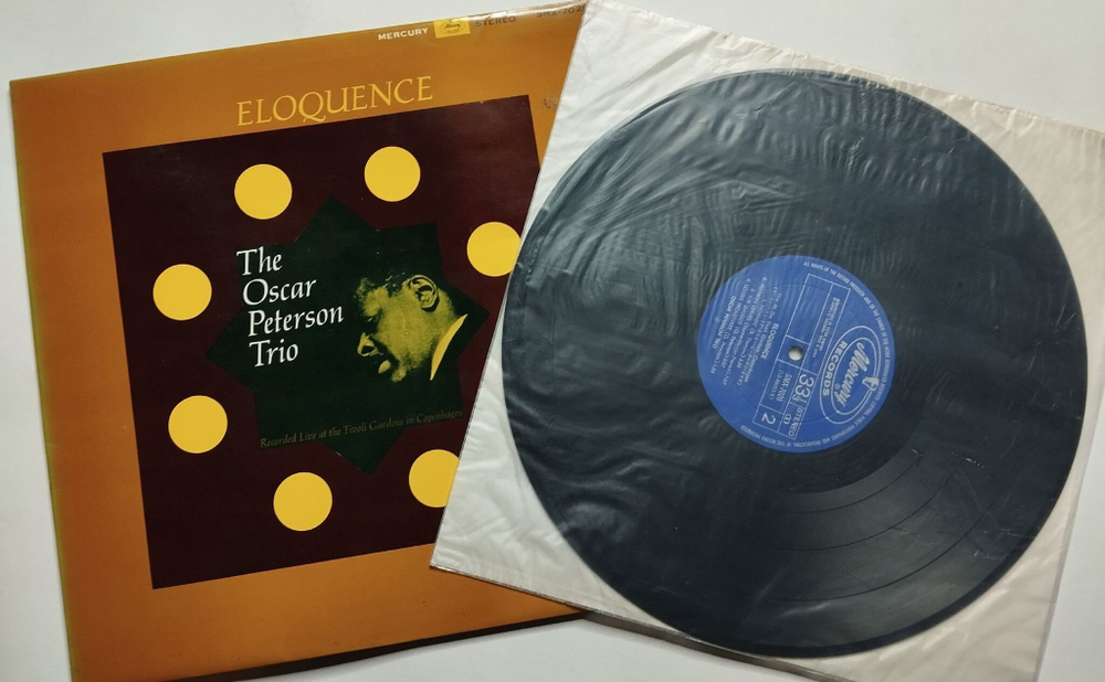 Винтажная виниловая пластинка LP The Oscar Peterson Trio Eloquence (Japan 1965)