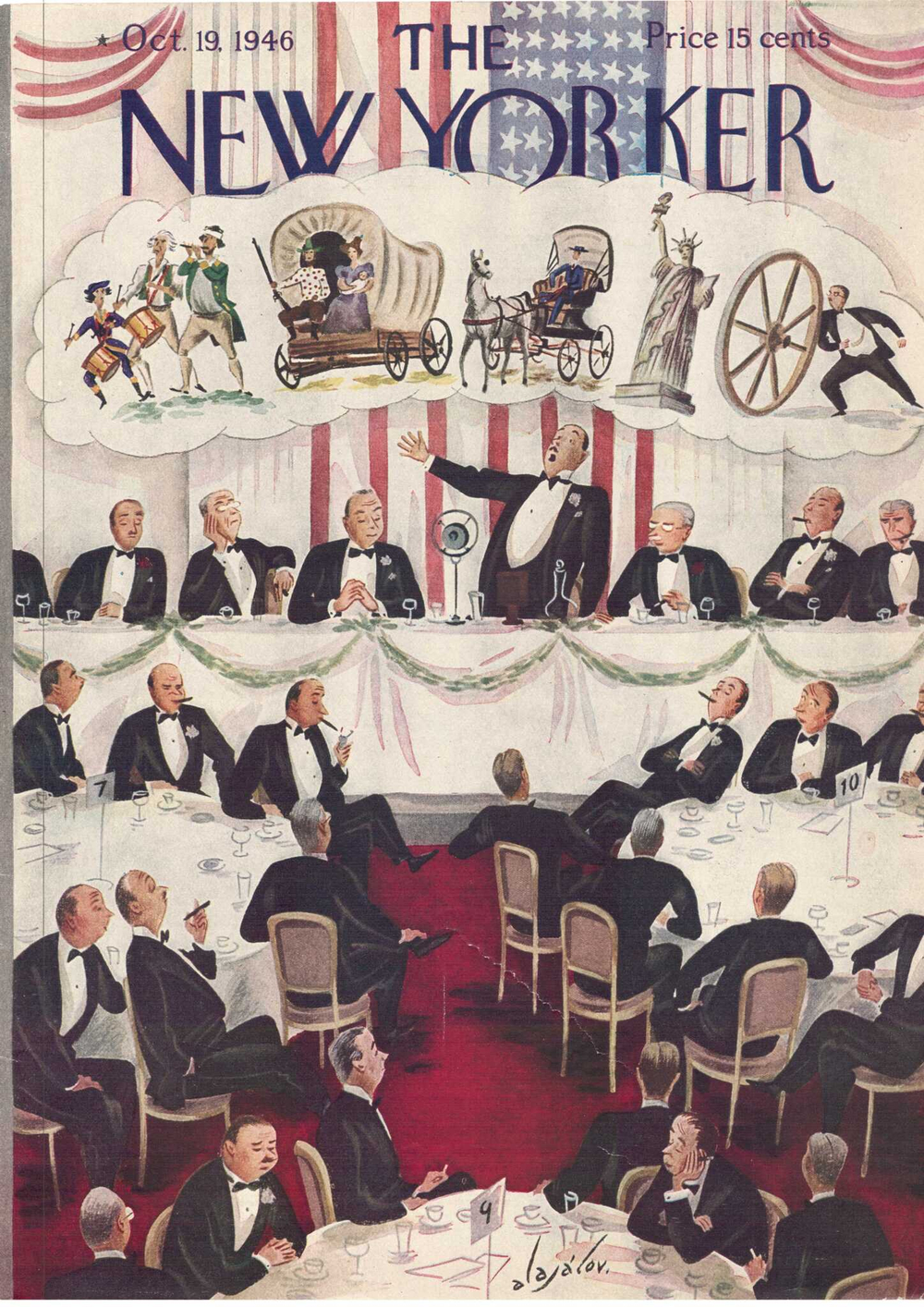Журнал The New Yorker 19-10-1946, обложка