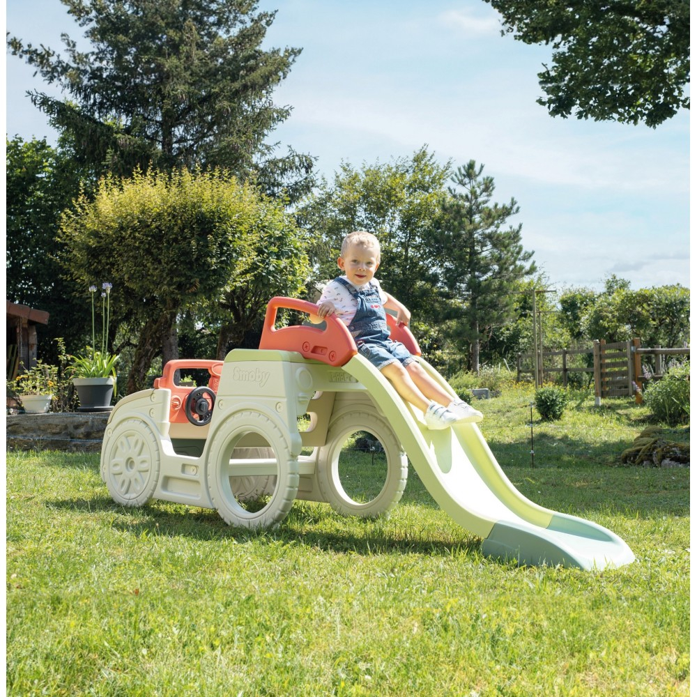Игровой комплекс-машина Smoby 840207 3-в-1 с горкой и лесенкой 840207 — фото 7