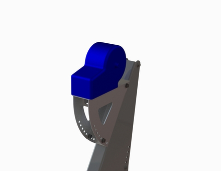 Кронштейн изменения угла положения лебедки для прицепов МЗСА 81771G.021/011, 81771E.101 (Практик)