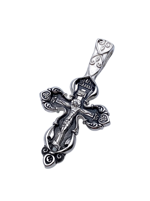 Крест из серебра/Чернение