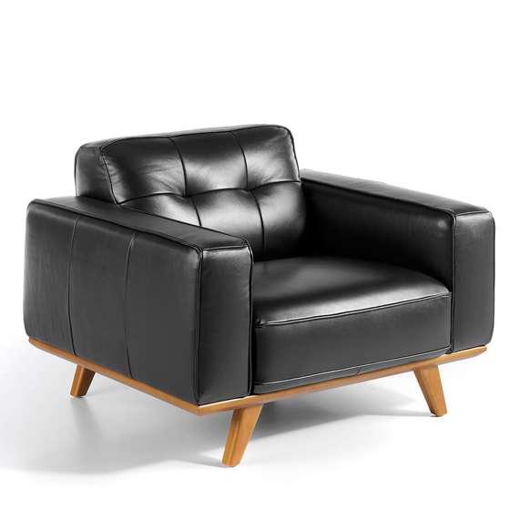 Кресло Angel Cerda 5606-1P, черная кожа