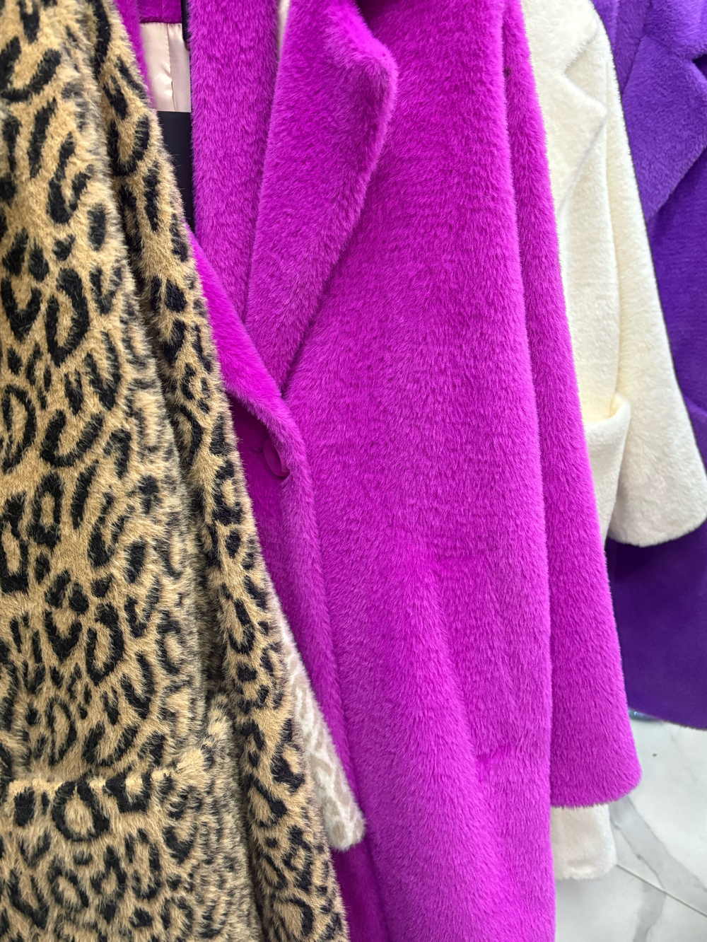 Пальто на подкладке /фуксия  /весна-осень