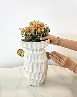 Ваза Wide-mouthed golden ear vase