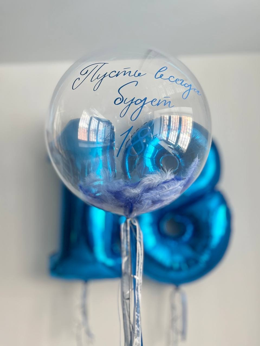 Воздушные шары на 18 лет , цифры 18№2889