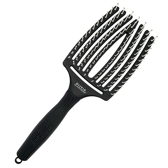 Щетка для волос Olivia Garden Fingerbrush Care Iconic Nylon Bristles Black L