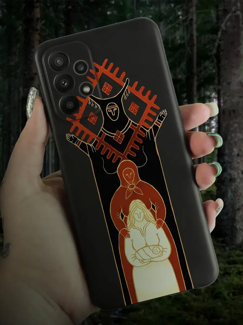 Чехол на Samsung A23 с принтом