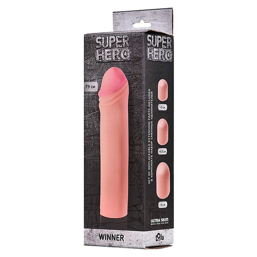 Фаллоудлинитель 19,5см Lola Games Super Hero Winner 7001-10lola