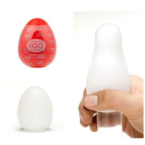 Мастурбатор-яйцо OYO Rainbow Red