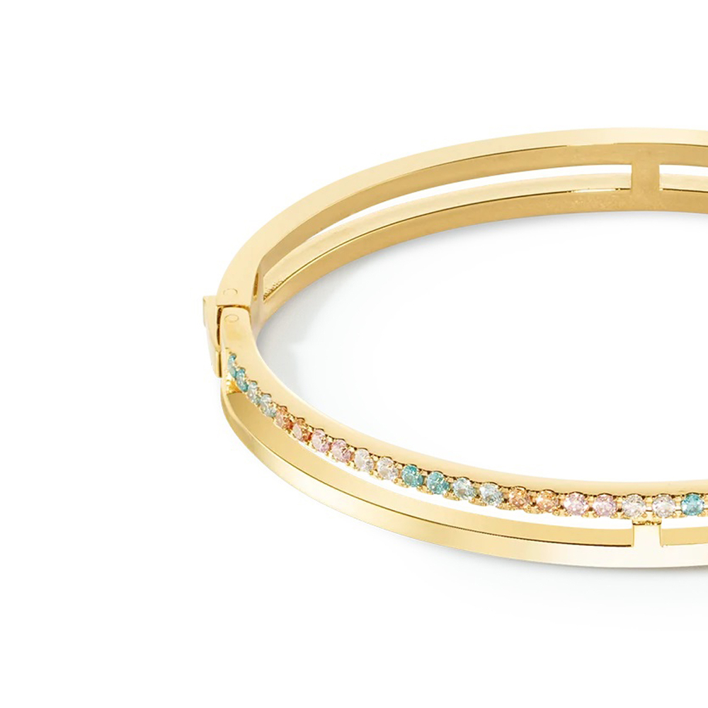 Браслет Coeur de Lion Multicolour Pastel Gold 0136/32-1590 17
