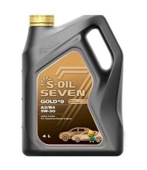 Масло моторное S-OIL 7 GOLD #9 A3/B4 5W-30 4 л