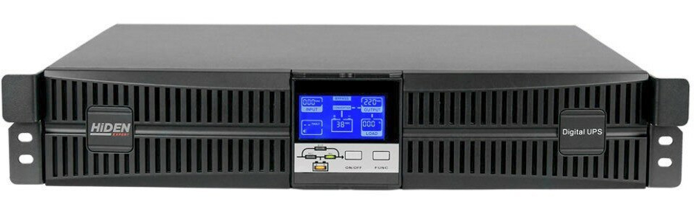 Источники бесперебойного питания (UPS, ИБП) Hiden ИБП HIDEN EXPERT UDC9201H-RT, внешние акб= 36В (3 АКБ), ЗУ 8A, 1 kVA/0,9 kW (PF=0,9),