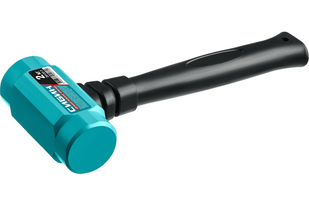 Кувалда 2000гр СИБИН цельностальная кувалда с обрезиненной рукояткой