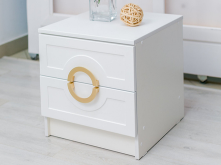 Тумба Милан МДФ белый/белый